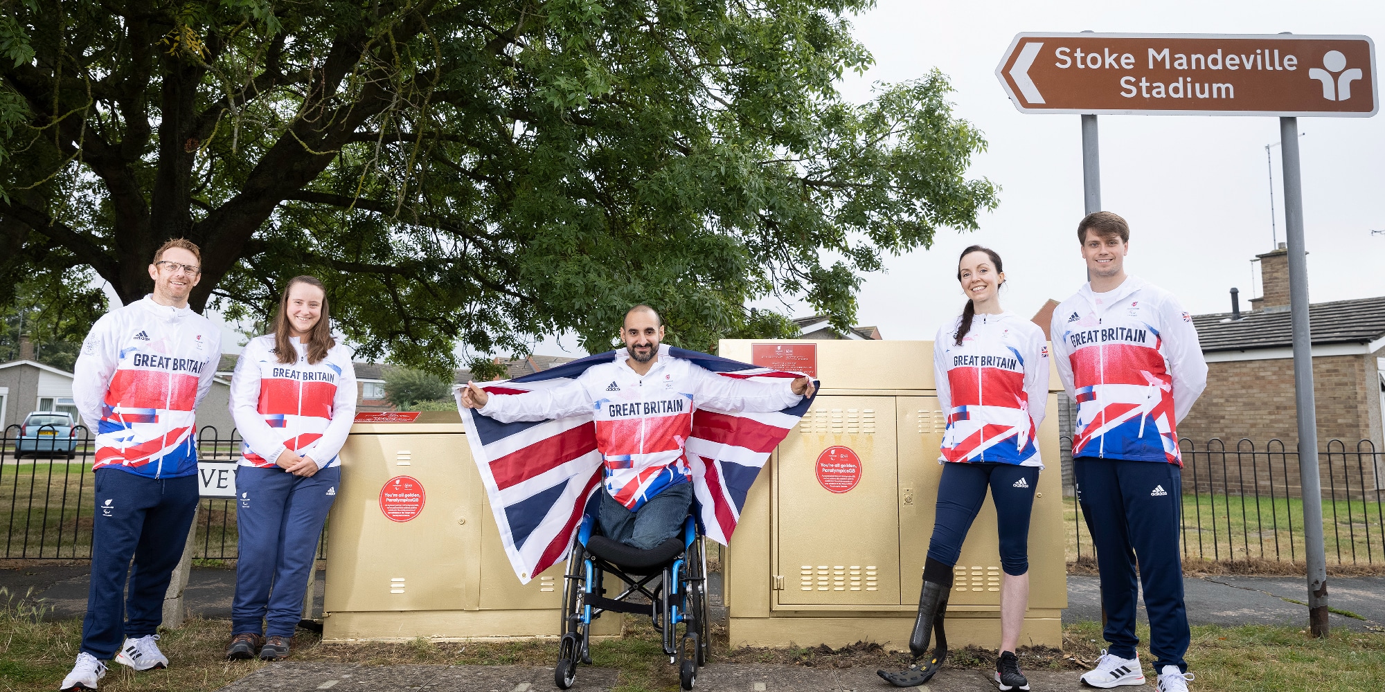 Virgin Media’s turn gold to celebrate ParalympicsGB Virgin