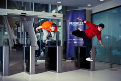 Parkour at O2HQ: Flexibly working